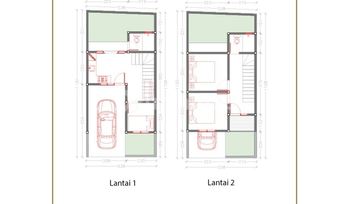 Jual Rumah Baru 3 Kamar Tingkat Dekat Citraland Terminal Ubung Sekolah Tunas Daud Denpasar Bali 2