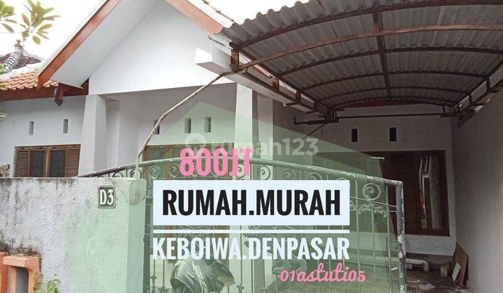 Rumah Murah 3 Kamar Cluster Perumahan Keboiwa Denpasar Bali 1