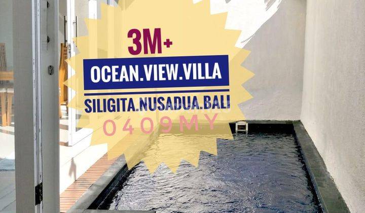 Ocean View Villa Sunset Sunrise Siligita Nusa Dua Bali For Sale 1