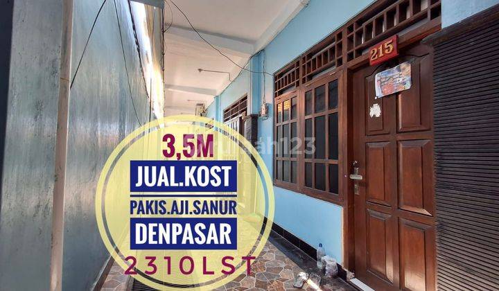 Jual Kos Dan Kios Toko 13 Kamar Pakis Aji Sanur Renon Denpasar Bali 1