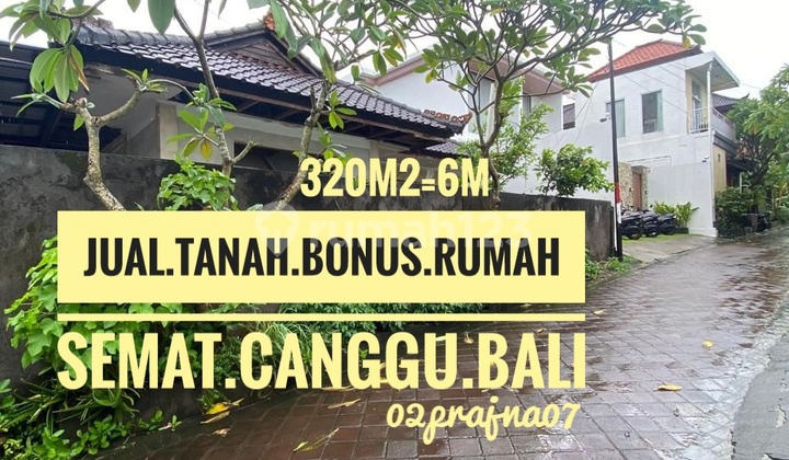 For Sale: Land with Bonus Two-Story Sturdy House Near Berawa Beach, Canggu Bali For Sale: Land with Bonus Two-Story Sturdy House Near Berawa Beach, Canggu Bali