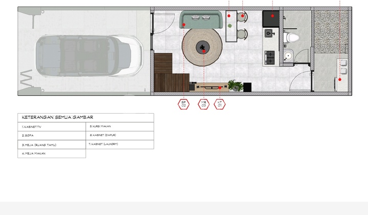 Leasehold House and Shop in Tukad Badung Renon Denpasar Bali
