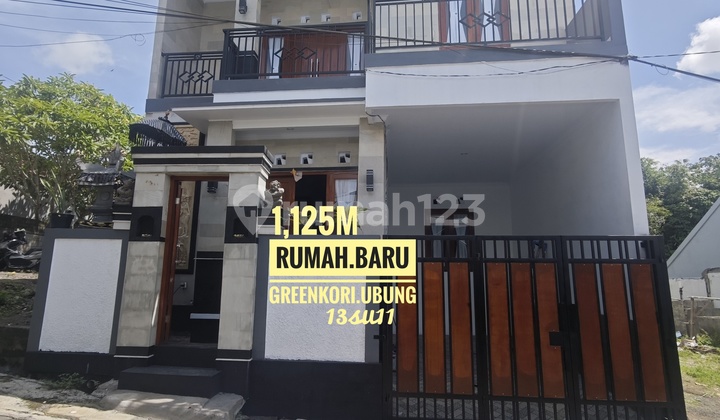 Jual Rumah Baru Ready Tingkat Nuasa Hijau Green Kori Ubung Denpasar Bali