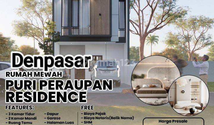 For Sale Rumah Tingkat 3 Kamar Peguyangan Antasura Denpasar Utara Bali 1