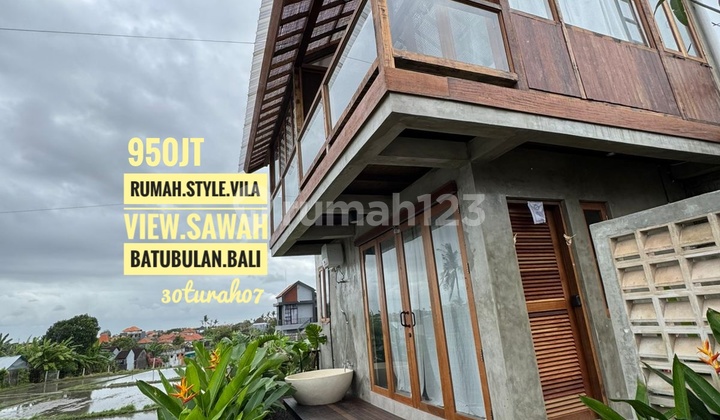 For Sale: Villa Style House with Rice Field View, Pasekan Batubulan, East Gianyar, Denpasar, Bali
