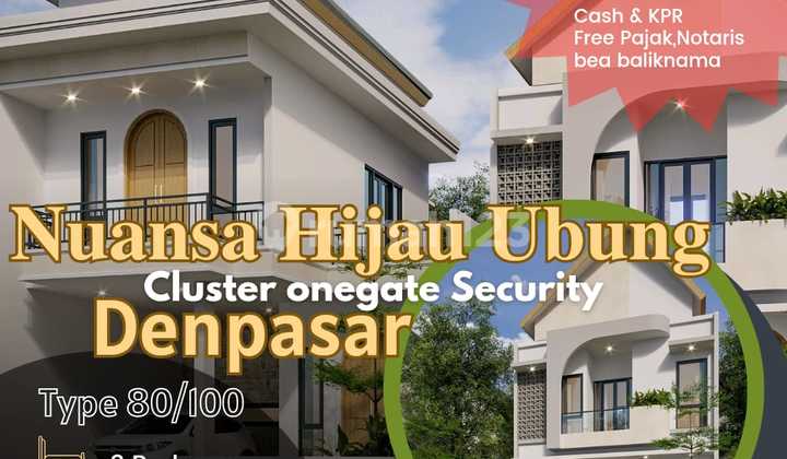 Perumahan Green Kori Nuansa Hijau Dkt Sekolah Taman Rama Terminal Ubung Denpasar Bali 1