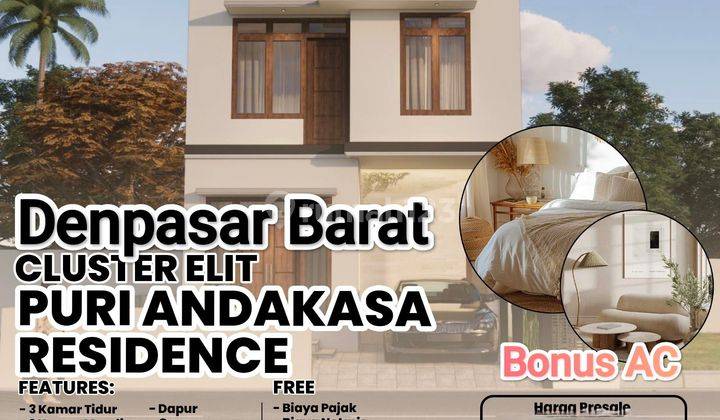 Perumahan Puri Andakasa Residence Dkt Muding Kerobokan Denpasar Barat Bali 1