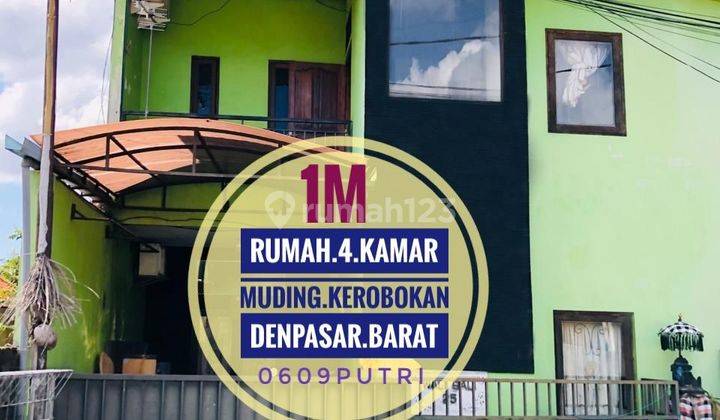 Jual Rumah 4 Kamar Muding Kerobokan Denpasar Barat Bali 1