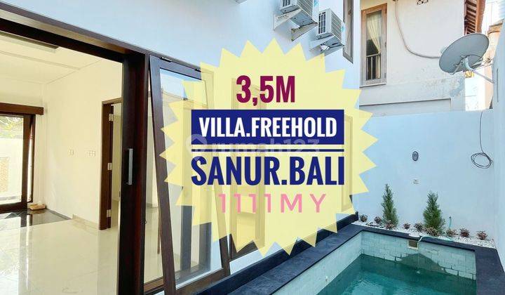 For Sale Freehold Villa Sanur Denpasar Bali 1