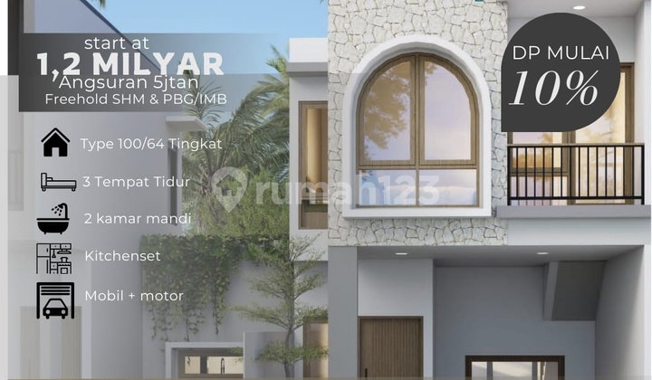 Jual Rumah Baru Ready View Sawah Dekat Sanur Denpasar Bali