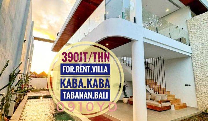 For Rent Sewa Kontrak Leasehold Ricefield Villa Kaba Kaba Pererenan Canggu Bali 1