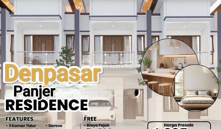 Jual Rumah Cluster Onegate 3 Kamar Panjer Renon Denpasar Selatan Bali 1