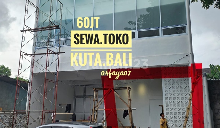 Sewa Kontrak Rent Toko Ruang Usaha Ruko Kuta Denpasar Bali
