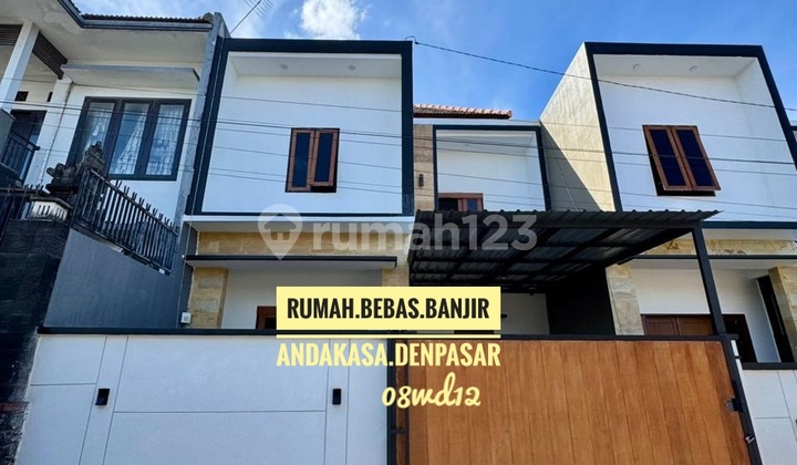 Jual Rumah Baru 3 Kamar Bebas Banjir Andakasa Muding Kerobokan Denpasar Barat Bali