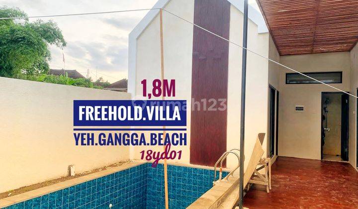 Freehold Villa Yeh Gangga Beach Canggu Bali SHM - Sertifikat Hak Milik 1