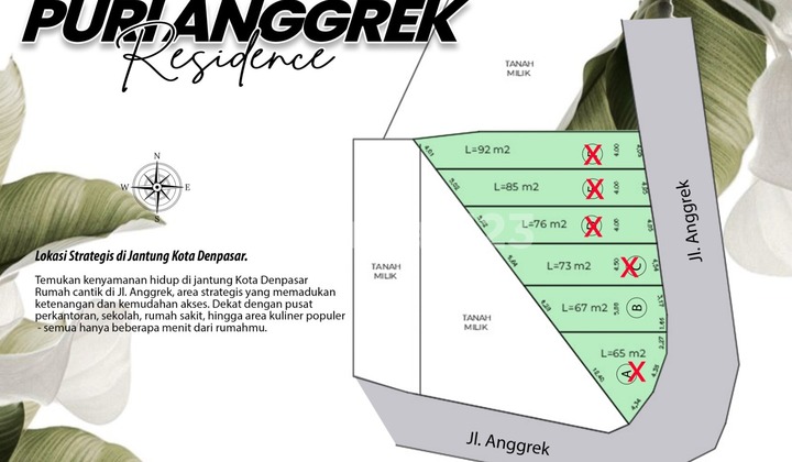 For Sale 3 Level House Rooms Ready Near Pasar Kreneng Renon Denpasar Bali 2