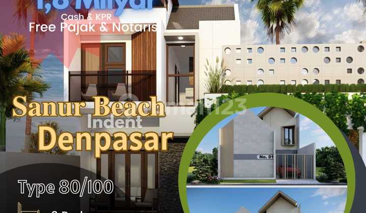 Jual Rumah Villa Dekat Bali International Hospital Icon Mall Pantai Sanur Denpasar