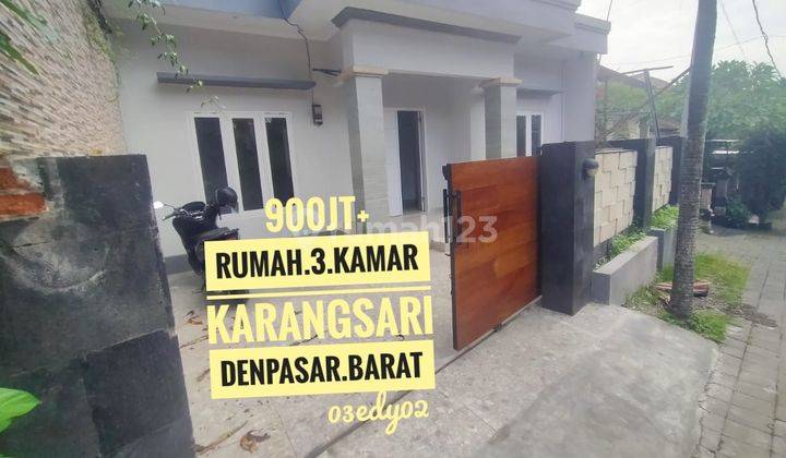 Rumah 3 Kamar Dekat Gereja Katolik Sekolah Tunas Daud Citraland Denpasar Bali 1