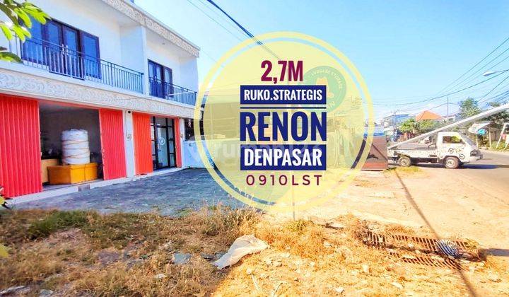 For Sale Strategic Shophouse Tukad Balian Renon South Denpasar Bali 1