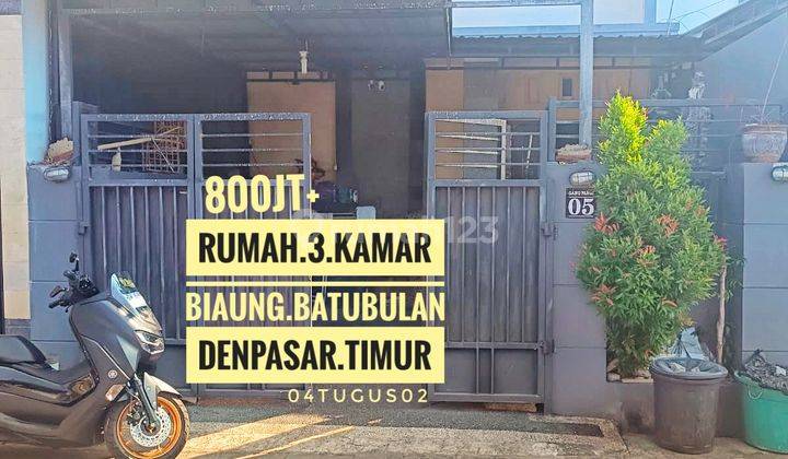 Jual Rumah Ready 3 Kamar Tingkat Biaung Batu Bulan Kesiman Denpasar Timur Bali 1