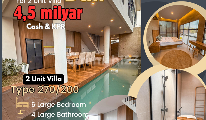 Jual Villa Ready Baru 6 Kamar Betaka Padonan Dalung Canggu Bali