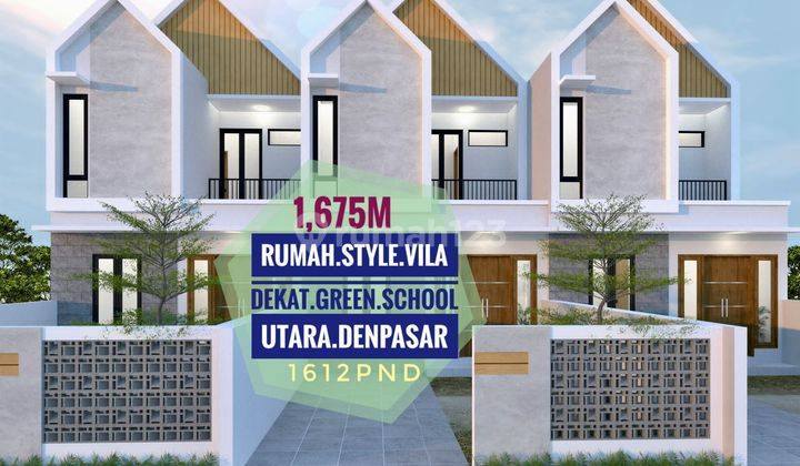 Jual Rumah Style Villa Dekat Green School Darmasaba Utara Denpasar Bali 1