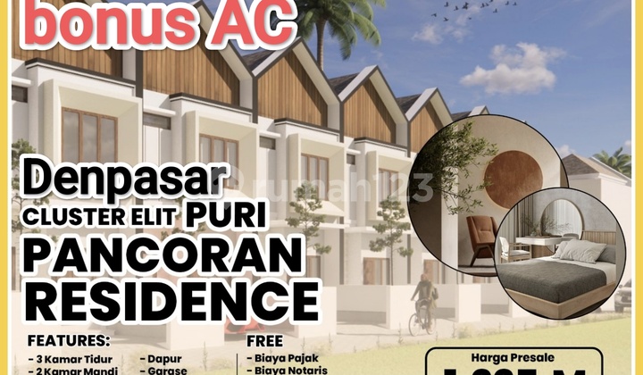 Strategic Housing 3 Bedrooms Tukad Pancoran Panjer Renon Denpasar Bali