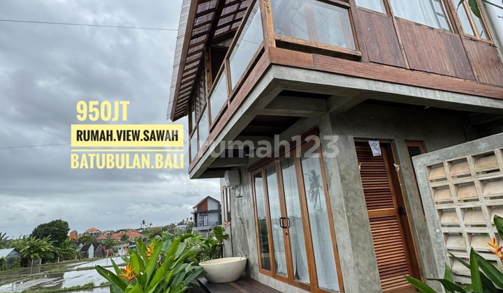 Selling Villa-Style House with Rice Field View, Ideal for Slow Living Near Ubud Bali Selling Villa-Style House with Rice Field View, Ideal for Slow Living Near Ubud Bali