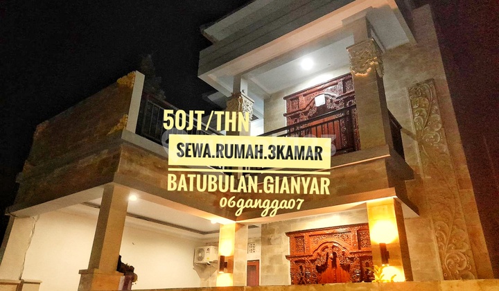 Kontrak Sewa Rent Rumah Tingkat 3 Kamar Batuyang Batubulan Sukawati Gianyar Bali 1