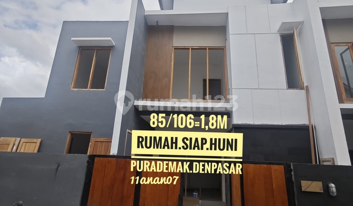 Jual Rumah Ready Onegate Security Pura Demak Denpasar Bali 1