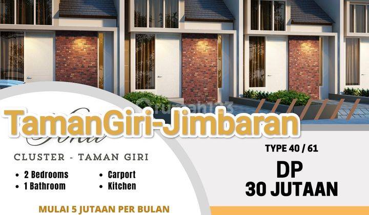 Jual Rumah Murah Dp 30 Jt Taman Giri Jimbaran Bali 1