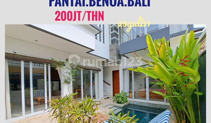 Rent Villa with Beach Sea View in Benoa Jimbaran Bali