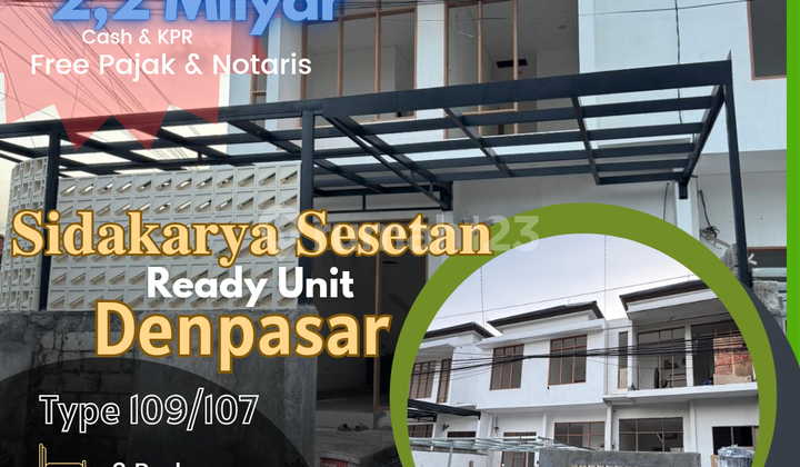 Jual Rumah Ready 3 Kamar Dekat Pantai Mertasari Sanur Serangan Benoa Denpasar Bali Jual Rumah Ready 3 Kamar Dekat Pantai Mertasari Sanur Serangan Benoa Denpasar Bali