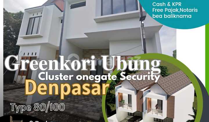 Rumah Dijual 3 Kamar Dekat Sekolah Taman Rama Terminal Ubung Denpasar Bali 1