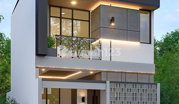 Brand New Rumah Kontemporer Jagakarsa 2