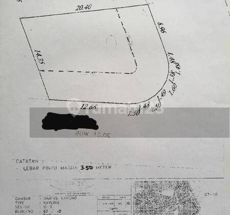 Dijual cepat kavling Puspita Loka BSD BU nego sampai jadi 3