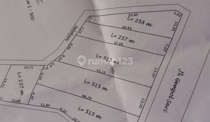 Tanah Strategis Tengah Kota Bisa Diecer di Gempol Sari, Bandung 2