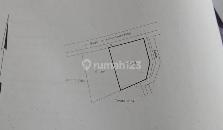 KAVLING TANAH STRATEGIS LUAS 1990 m² di JATINANGOR  2