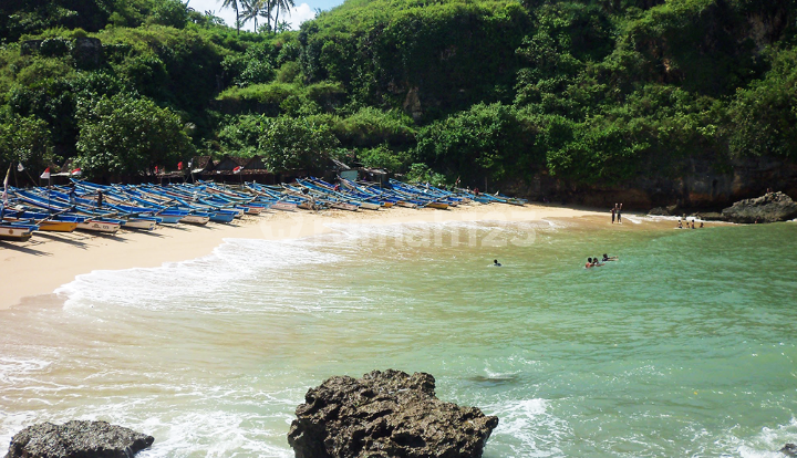 Tanah Viiew Laut Selatan Di Pantai Ngrenahan