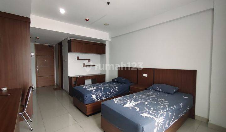 Sewa Apartemen Dago Suites Type Studio Twin Bed, termasuk IpL 1