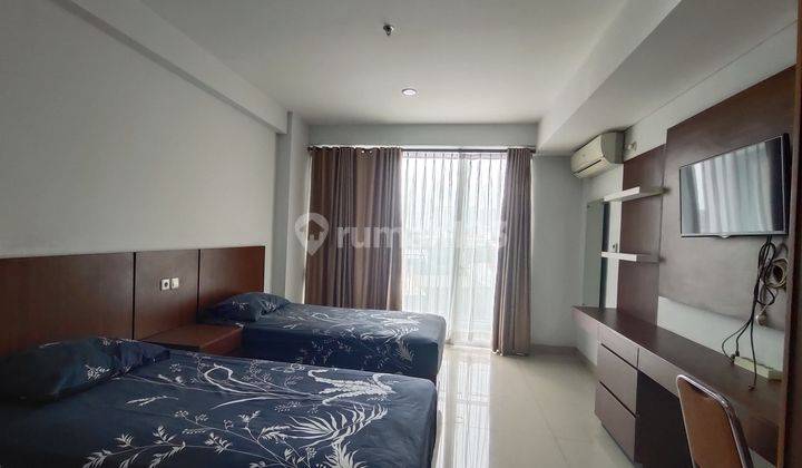 Sewa Apartemen Dago Suites Type Studio Twin Bed, termasuk IpL 2