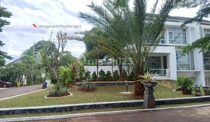 DISEWAKAN RUMAH SEMI FURNISHED WITH PRIVATE POOL DALAM CLUSTER  1