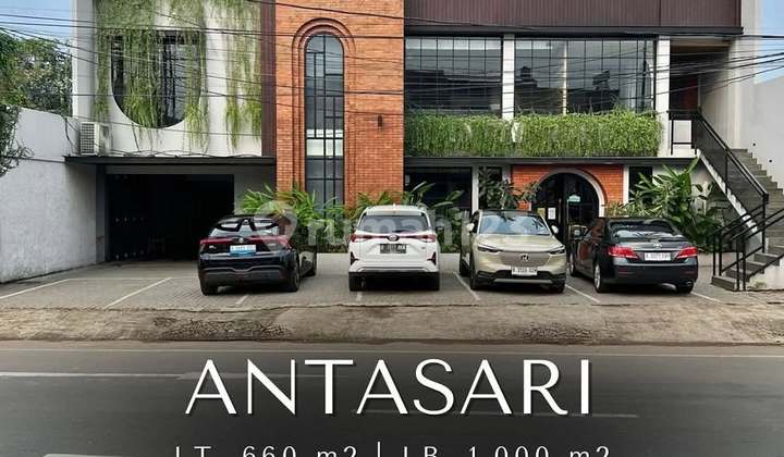 FOR SALE ANTASARI BANGUNAN KOMERSIL - EX RESTO COCOK UNTUK KLINIK KECANTIKAN, RESTO CAFE & KANTOR