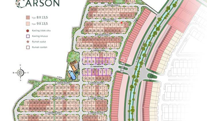 Dijual Rumah di Cluster Carson, Summarecon Serpong 1