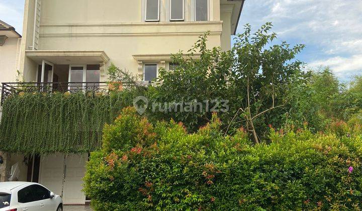 FRANS CEN-Disewakan Rumah Casa Jardin Cluster  Hoek Semifurnish  Lt 182m2 (12x15)  1