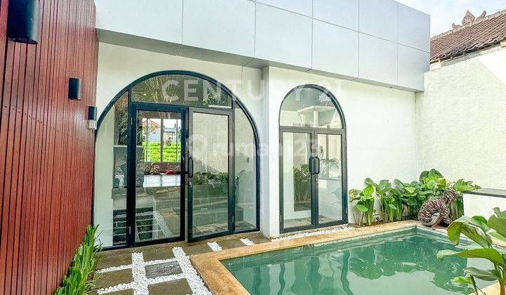 Dijual Villa Modern Minimalis View Sawah Di Area Canggu Bali 1