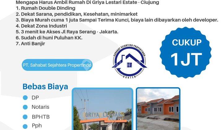 Rumah Subsidi Dp 1 Juta Di Griya Lestari Estate Ciujung 4