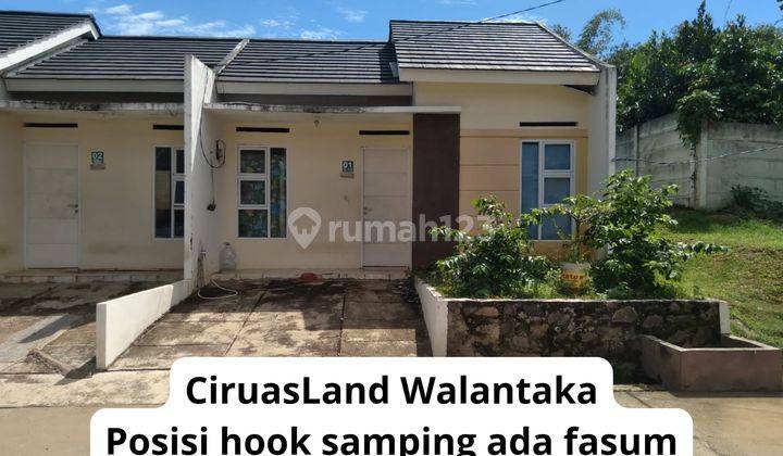 Rumah Hook Samping Fasum Di Ciruasland Walantaka 1