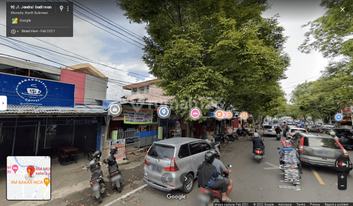 Tanah Toko Kos Aktif Murah Super Strategis Sudirman Pusat Manado 1