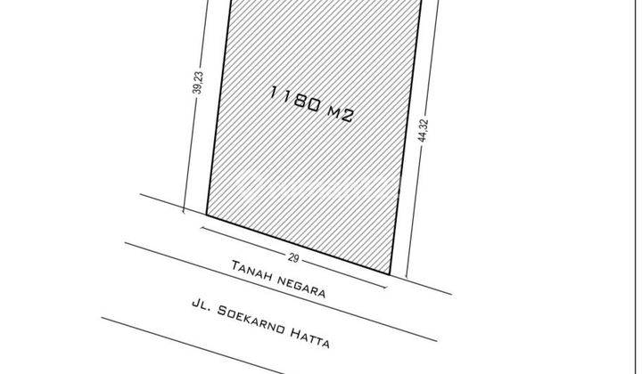 Harga di Bawah Njop Kavling di Mainroad Soekarno Hatta Bandung 1